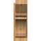 Ekena Millwork Olympic Slat Rough Sawn Outlooker, Western Red Cedar, 8"W x 22"D x 22"H OUT08X22X22OLY06RWR - alternate 2